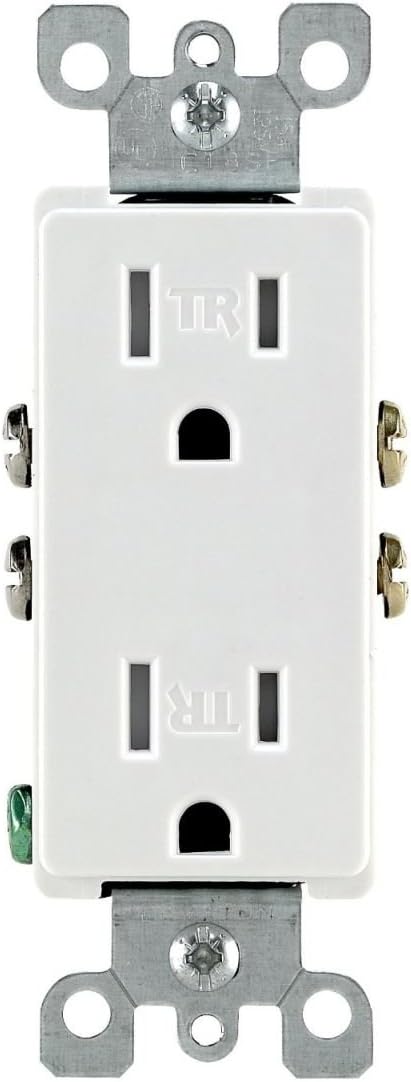 Leviton T5325-W, 15Amp 125V, Decora, (40 Pack)