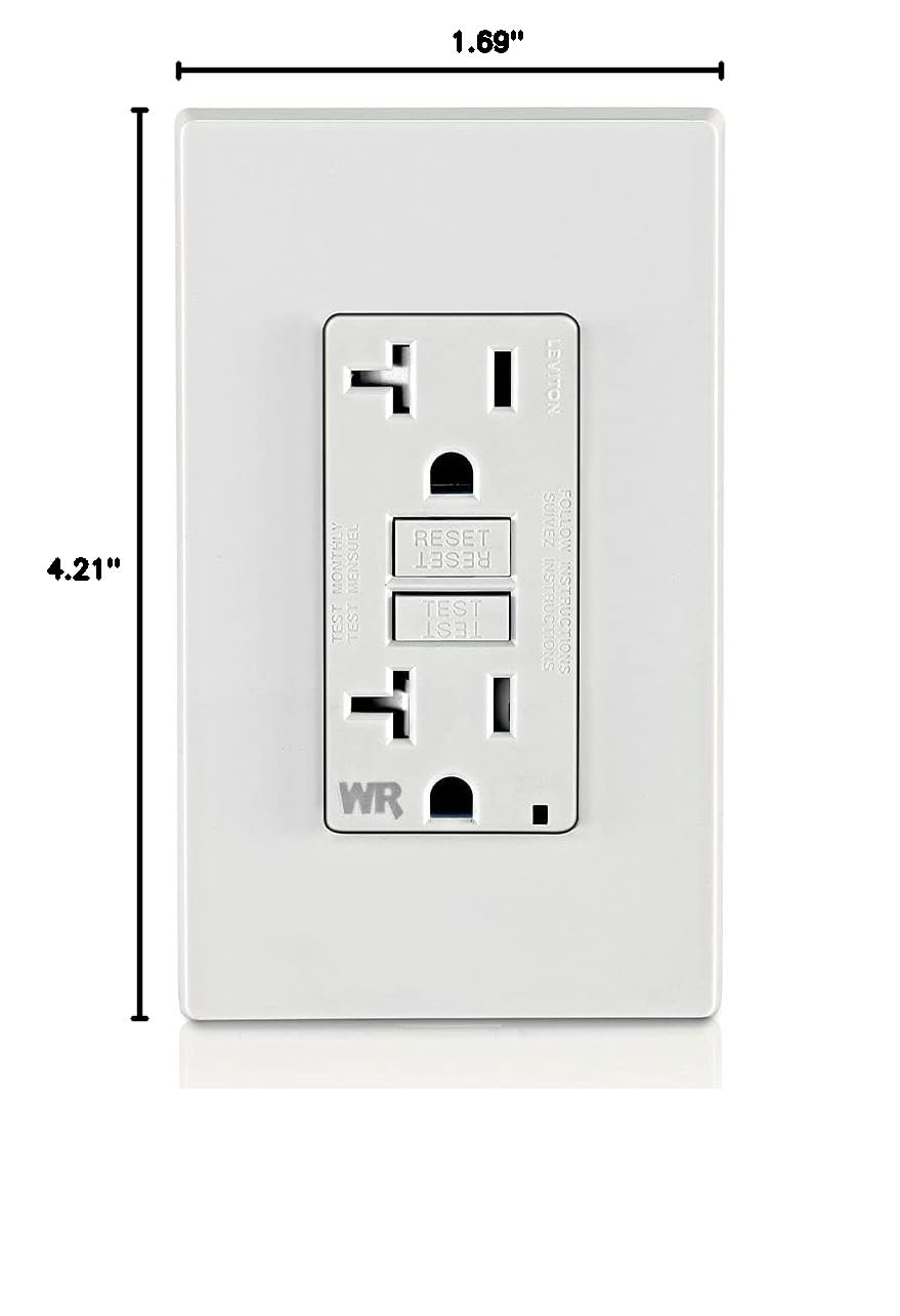 Leviton, GFWT2-W, SmartlockPro Slim GFCI