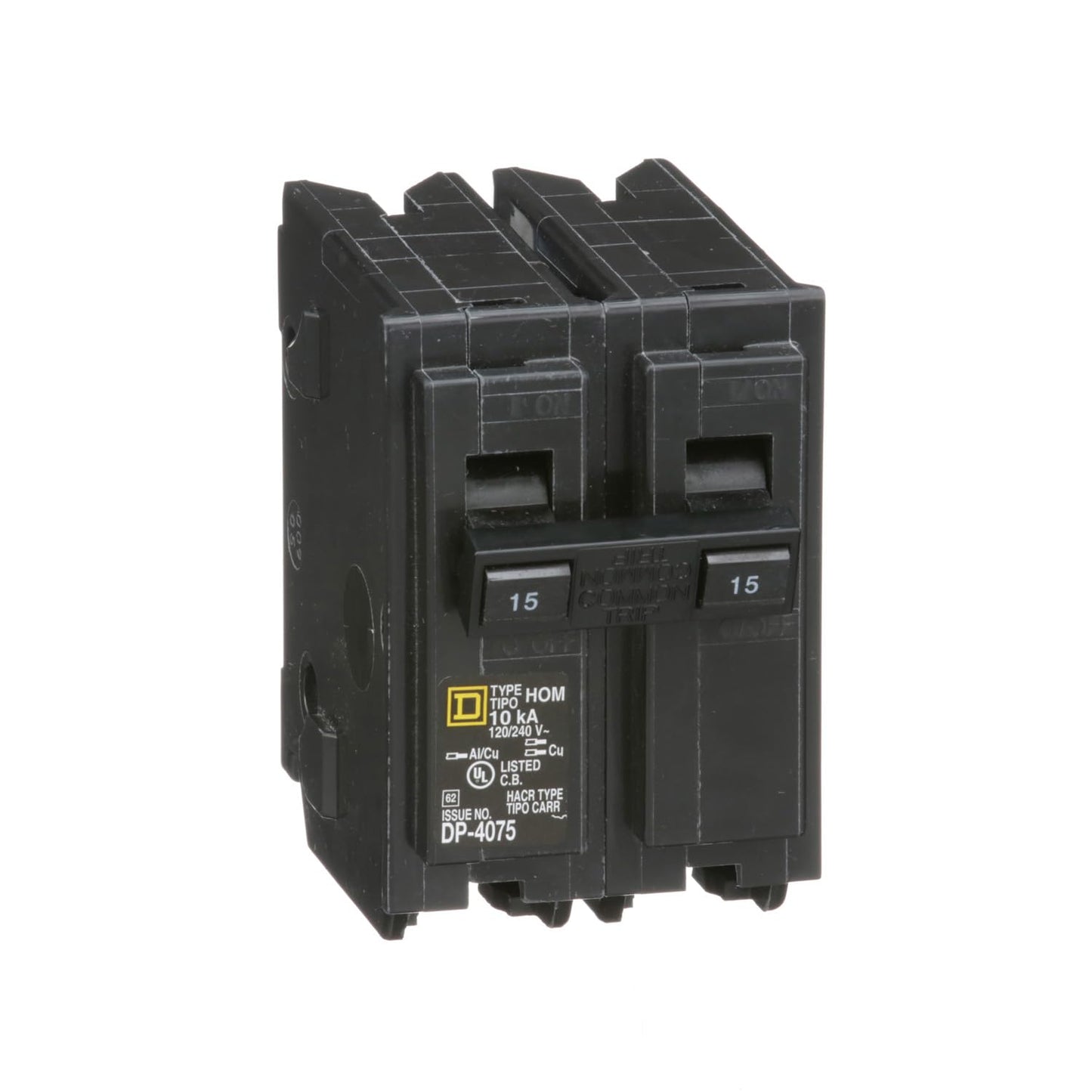Square D Homeline HOM215 15A Double-Pole 120/240V Circuit Breaker