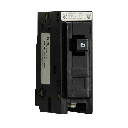 Eaton BAB1015 15 Amp Single-Pole 120/240V Bolt-On Circuit Breaker