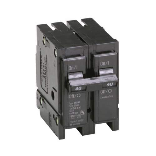 Eaton BR BR240 40A Double-Pole 120/240V Circuit Breaker