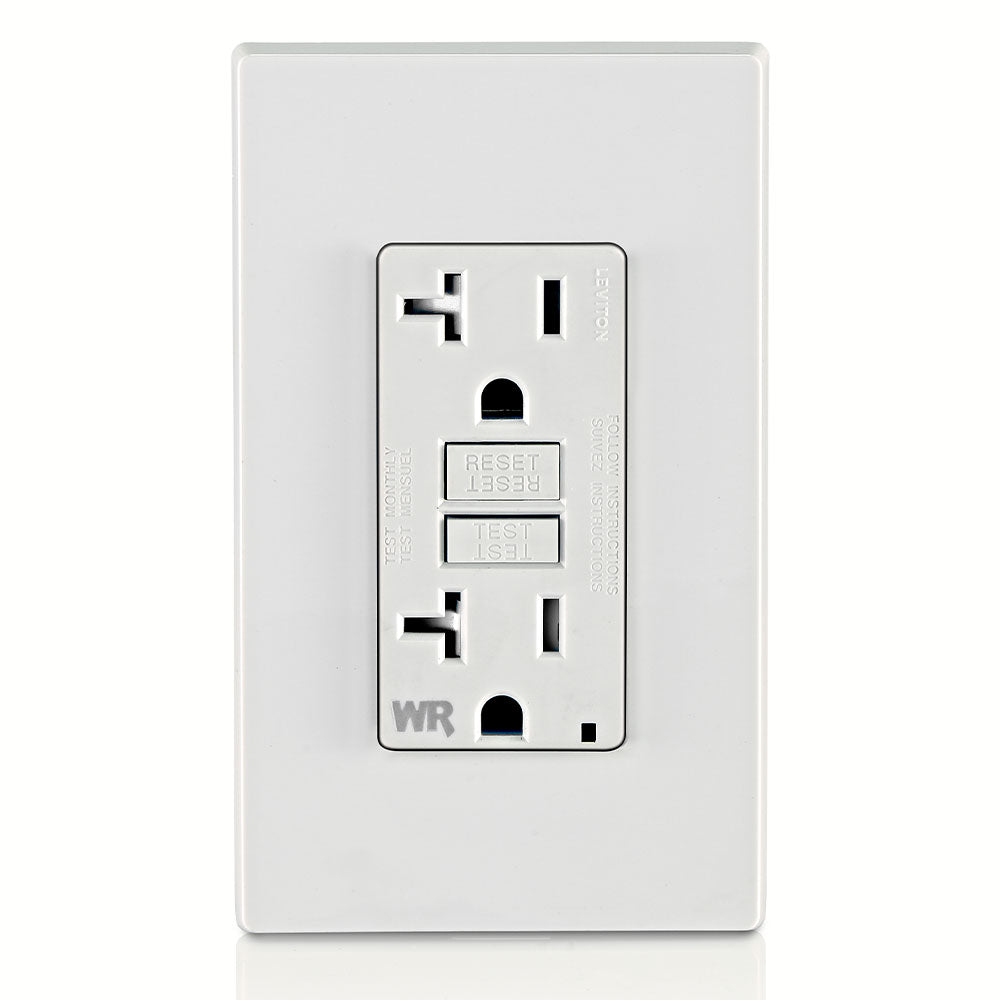 Leviton, GFWT2-W, 20 Amp Slim GFCI Weather-Resistant Outlet