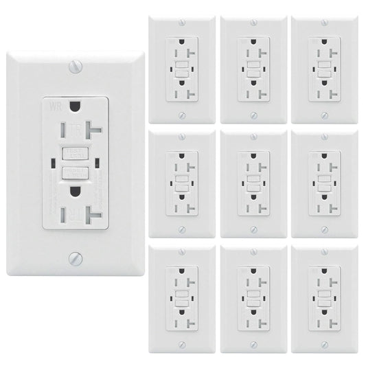 AH Lighting, UL 943, Standard Decorative Outlet (10 Pack)