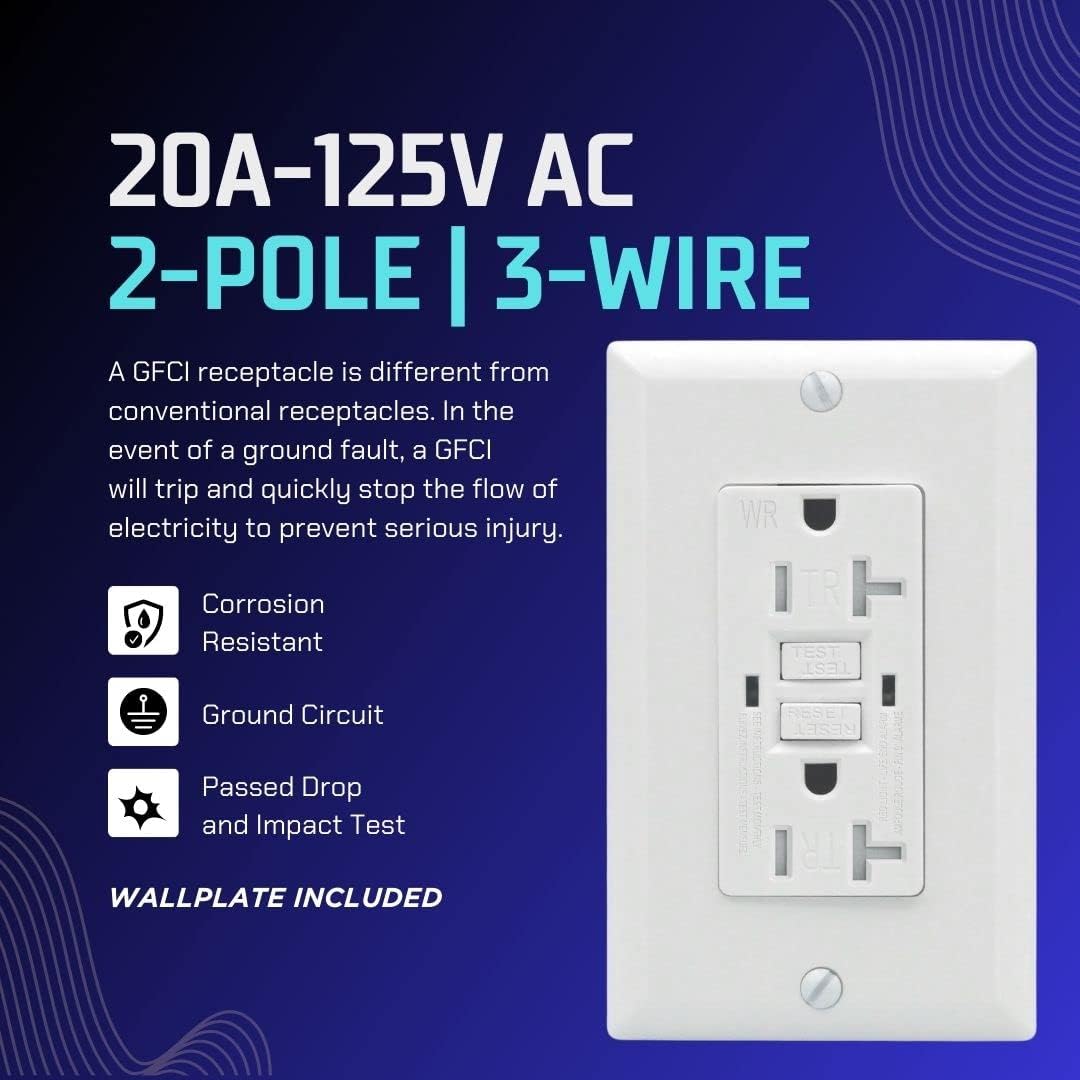 AH Lighting, UL 943, Standard Decorative Outlet (10 Pack)