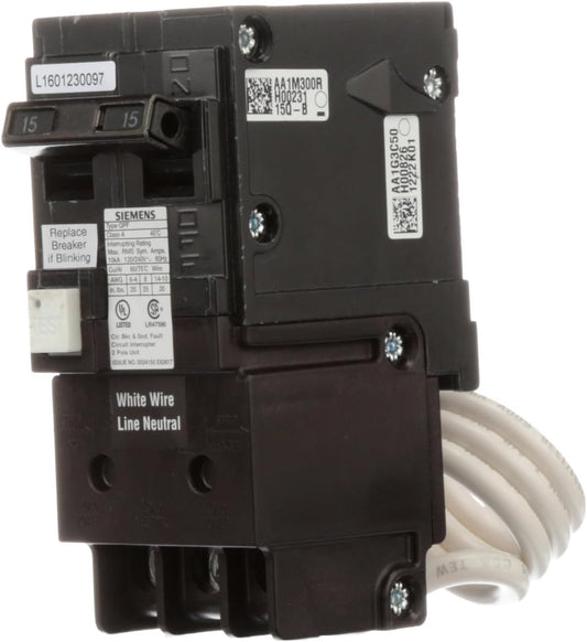 Siemens QP QF215 15 Amp Double-Pole 120/240V GFCI Circuit Breaker