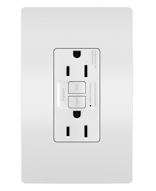 Legrand, 1597TRW, Tamper-Resistant 15A Duplex Self-Test GFCI