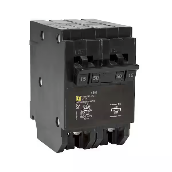 Square D Homeline HOMT215250CP, Quad, Circuit Breaker
