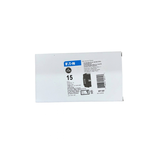 Eaton BR BRP115DF 15 Amp Single-Pole 120V Dual-Function AFCI/GFCI Circuit Breaker