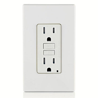 Leviton GFTR2-W, White GFCI Outlet, 20 Amp