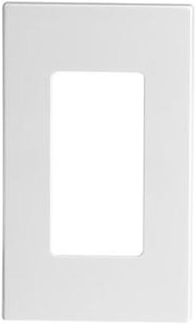 Leviton 80301-SW 20 Single-Gang Decora Plus Wallplate