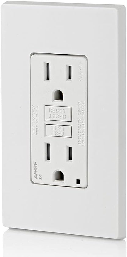 Leviton AGTR1-W Dual-Function AFCI/GFCI 15 Amp