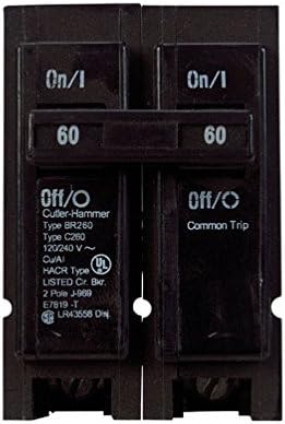 Eaton BR BR260 50A Double-Pole 120/240V Circuit Breaker