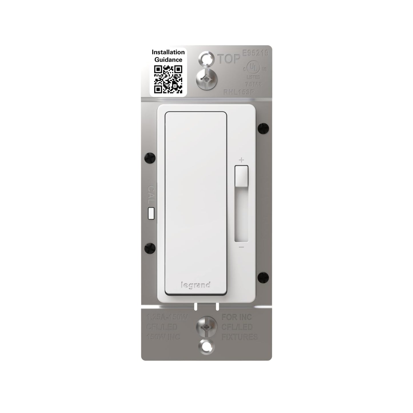 (REQUEST A QUOTE) Legrand, RHL153PW, Single-Pole/3-Way LED Dimmer