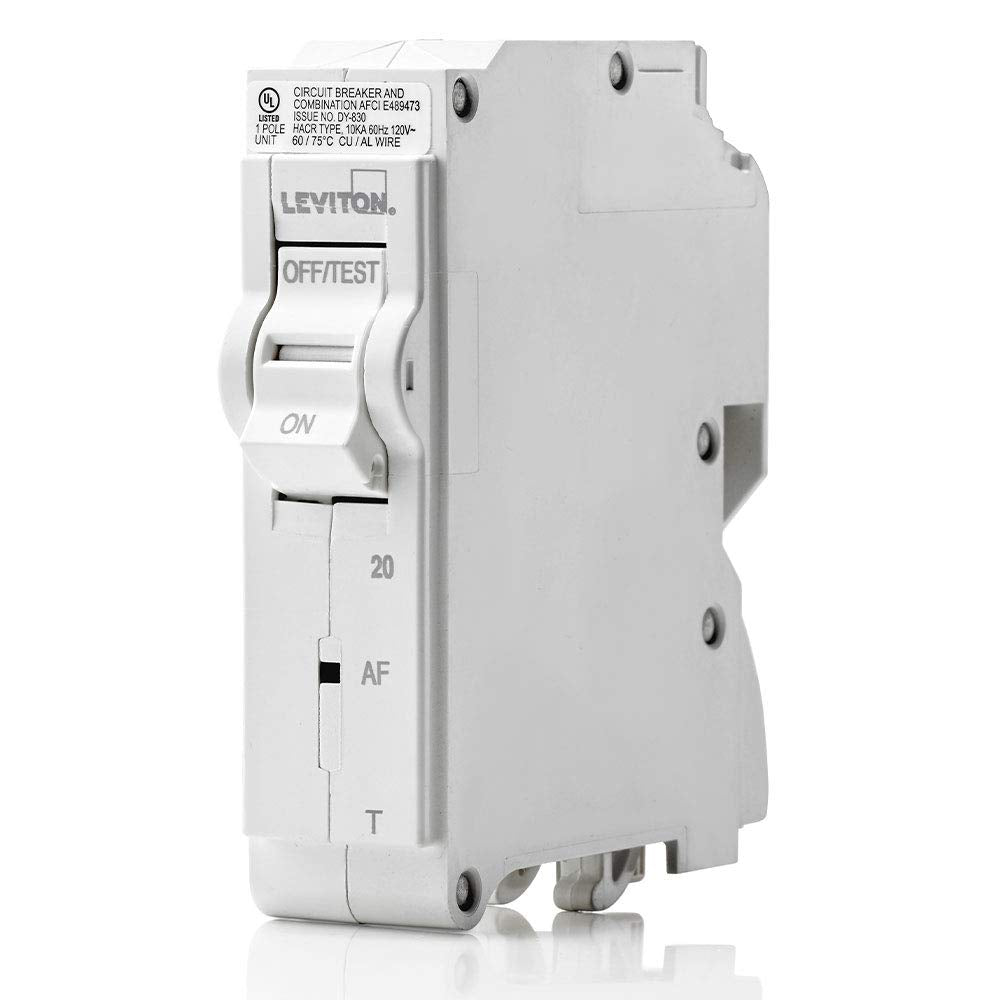 Leviton LB120-AFT 20A 1-Pole Plug-On AFCI Circuit Breaker
