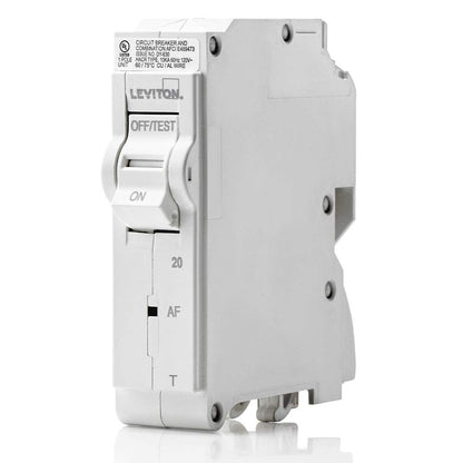 Leviton LB120-AFT 20A 1-Pole Plug-On AFCI Circuit Breaker