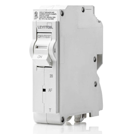Leviton LB120-AFT 20A 1-Pole Plug-On AFCI Circuit Breaker