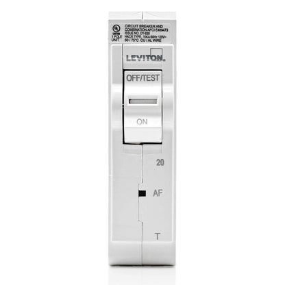 Leviton LB120-AFT 20A 1-Pole Plug-On AFCI Circuit Breaker