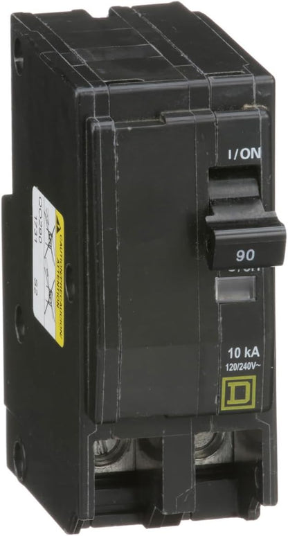 Square D,  QO290CP, QO 90-Amp Two-Pole Circuit Breaker