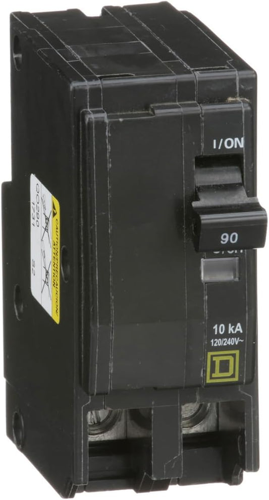 Square D,  QO290CP, QO 90-Amp Two-Pole Circuit Breaker