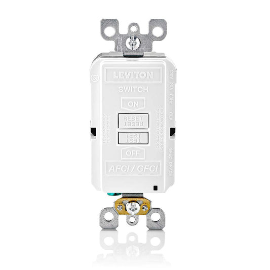 Leviton AGRBF-W Smartlock Blank Face 20AMP AFCI/GFCI