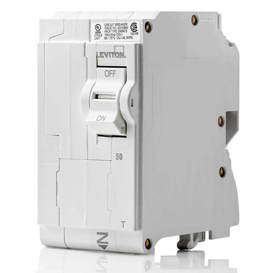 Leviton, LB250-T, 50A Double-Pole Plug-On Circuit Breaker
