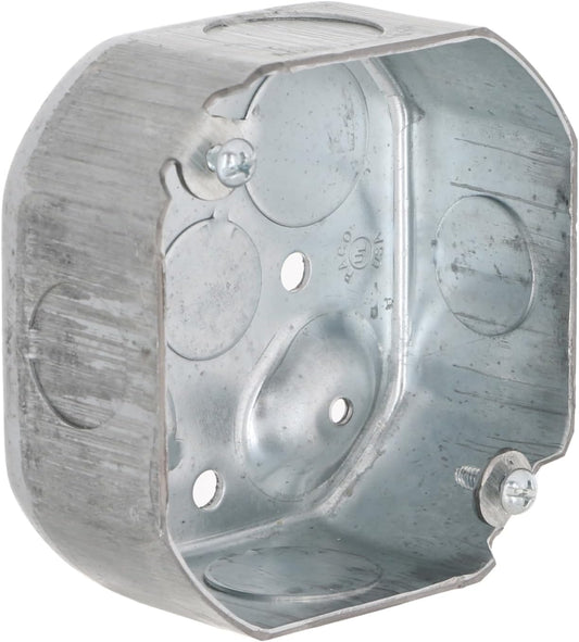 4 Inch Metal Octagon Box