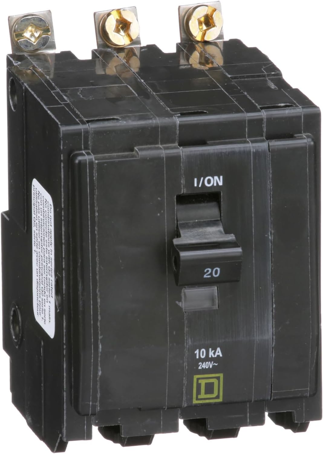Square D QOB QOB320 20A Double-Pole 120/240V Bolt-On Circuit Breaker