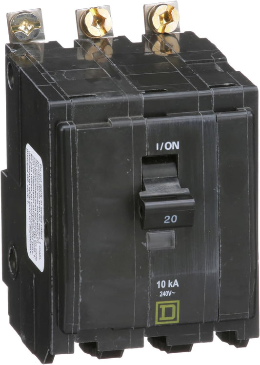 Square D QOB QOB320 20A Double-Pole 120/240V Bolt-On Circuit Breaker