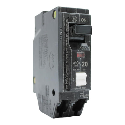 GE THQL1120PAF2 20A Single-Pole 120V Dual-Function AFCI/GFCI Circuit Breaker