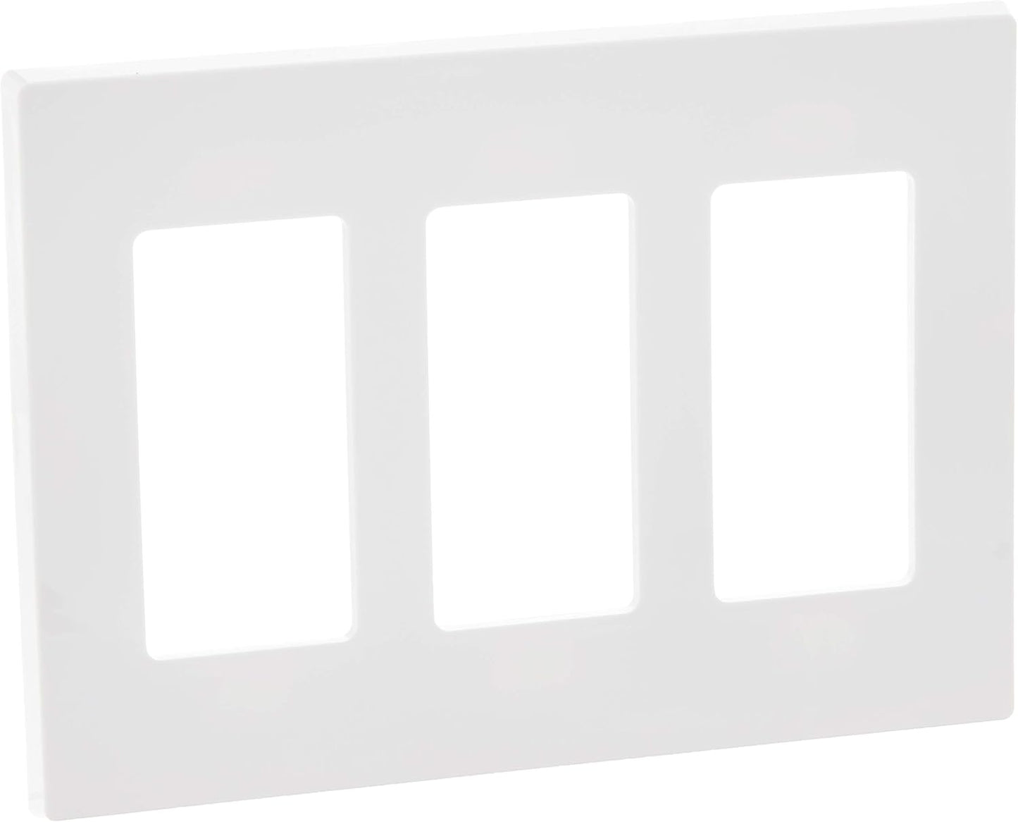 Leviton 3-Gang Decora Plus Wallplate 80311-SW