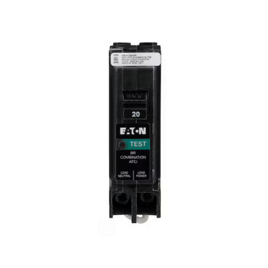 Eaton BR BRN120AF 20A Single-Pole 120V AFCI Circuit Breaker