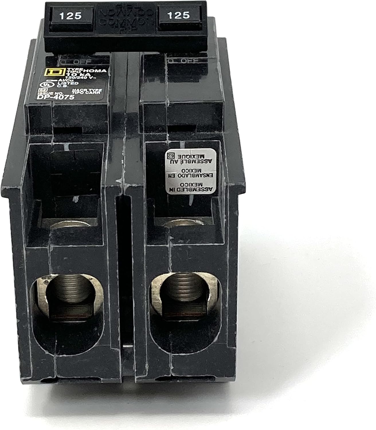 Square D Homeline HOM2125 125A Double-Pole 120/240V Circuit Breaker