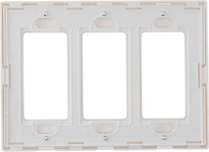Leviton 3-Gang Decora Plus Wallplate 80311-SW