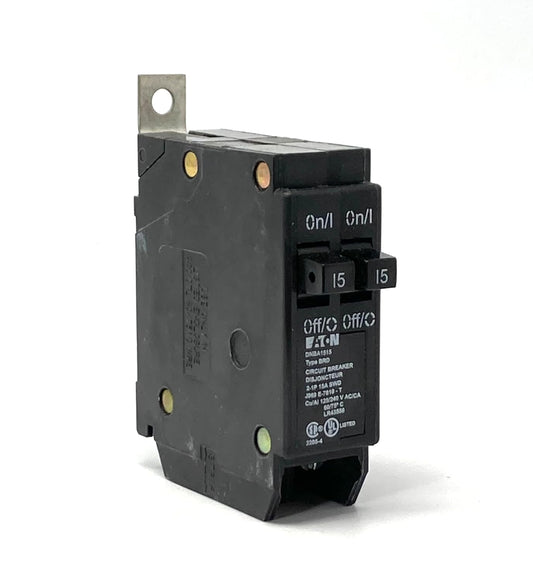 Eaton Cutler-Hammer DNBA1515 Tandem 1 Pole 15A 120/240V Type BRD Circuit Breaker