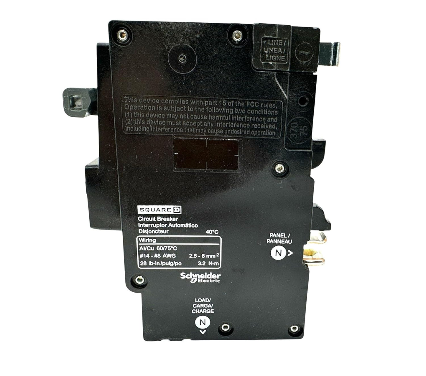 Square D QO QO120PAF 20A Single-Pole 120V AFCI Circuit Breaker