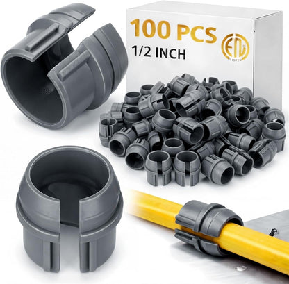 1/2 Inch Non-Metallic Cable Connectors Bulk NM Wire Fixing Buckle (100 Pcs)