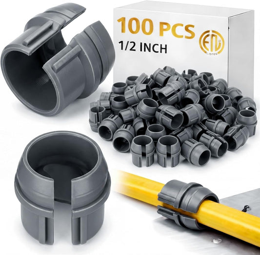 1/2 Inch Non-Metallic Cable Connectors Bulk NM Wire Fixing Buckle (100 Pcs)