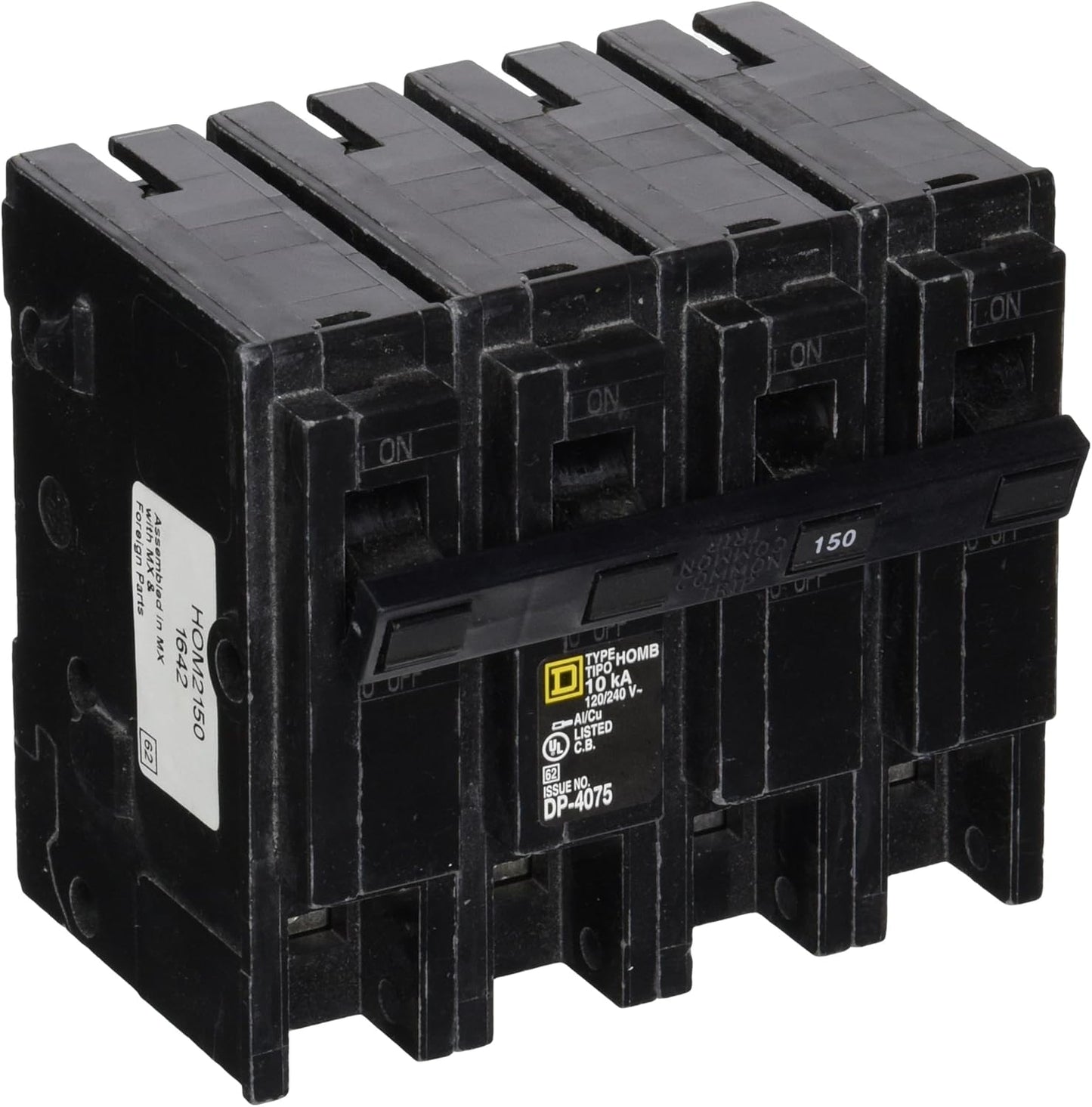 Square D Homeline HOM2150BB 150A Quad-Pole