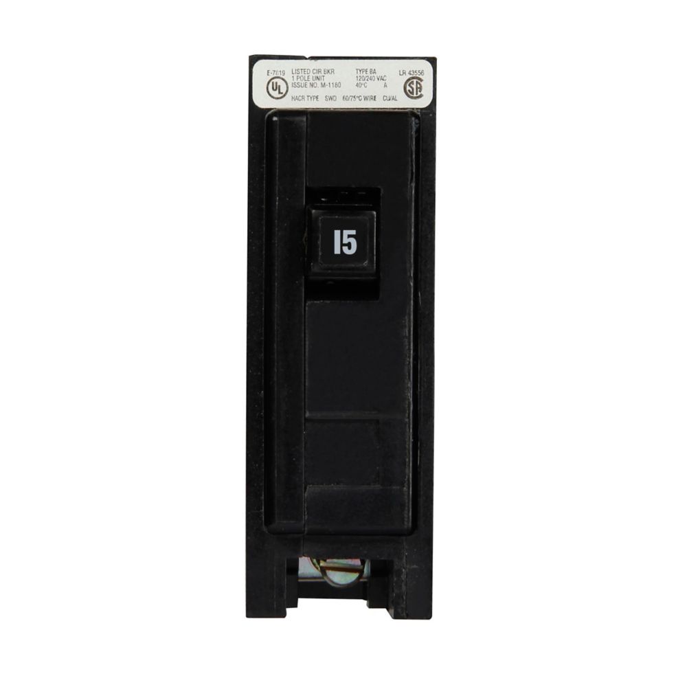 Eaton BAB1015 - 15Amp Circuit Breaker Bolt-On - 15 Amp  Double-Pole - 240 Volt