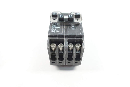 Eaton BR BQC220250 Quad 20/50 Amp Double-Pole 120/240V Circuit Breaker