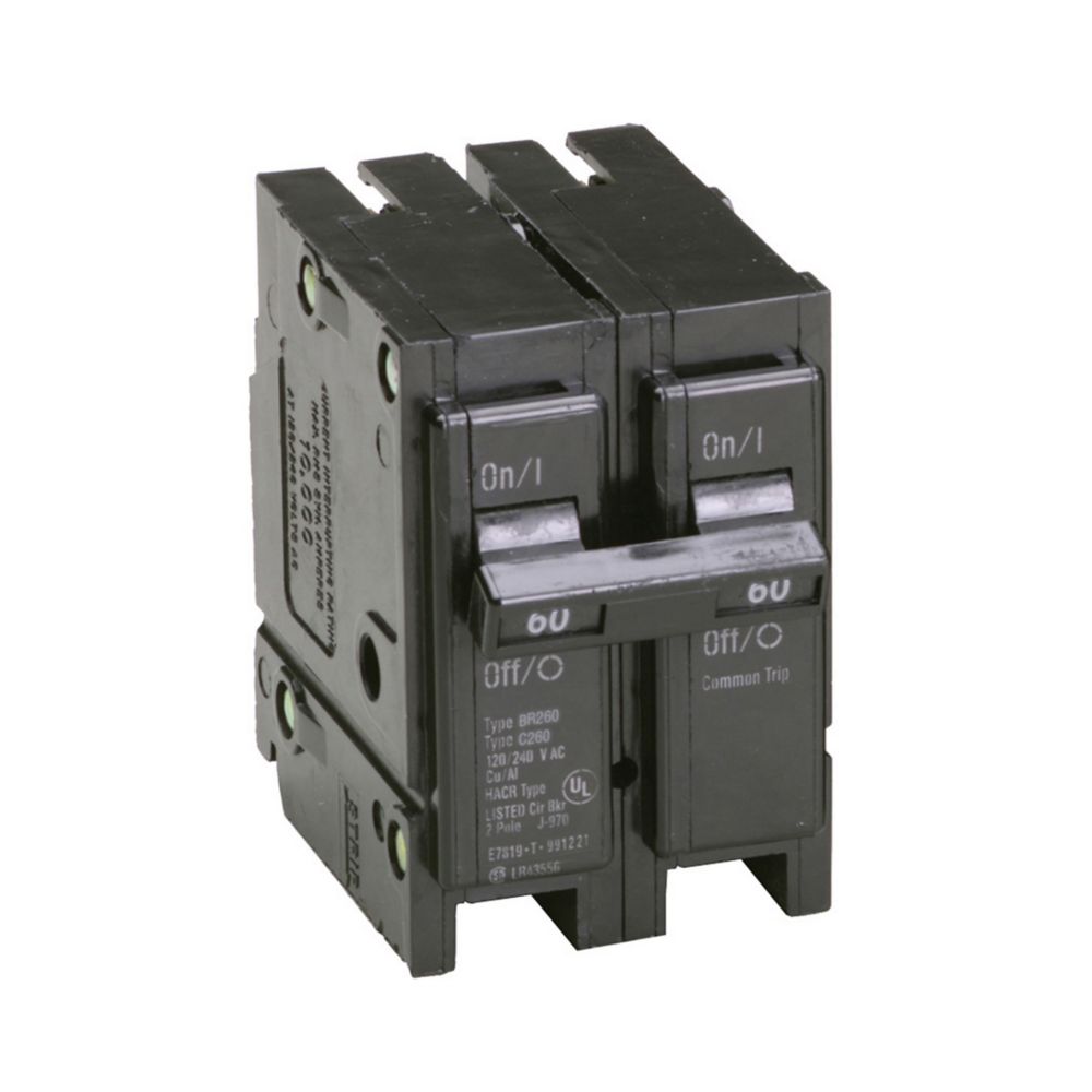 Eaton BR BR260 50A Double-Pole 120/240V Circuit Breaker