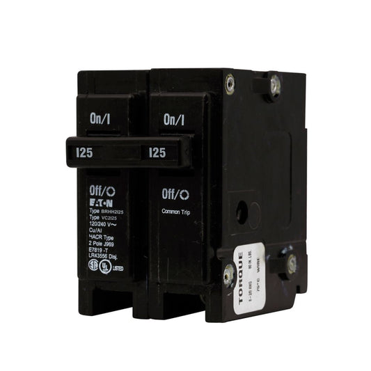 Eaton BR BRHH2125 125 Amp Double-Pole 120/240V Circuit Breaker