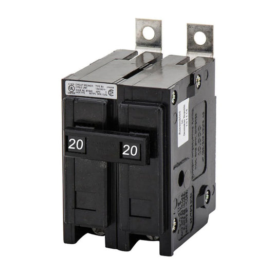 Eaton BAB2020 - 20Amp Circuit Breaker Bolt-On - 20 Amp  Double-Pole - 240 Volt