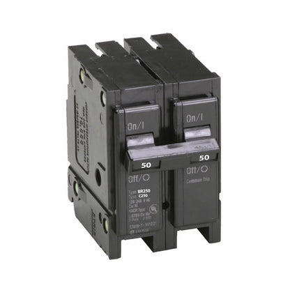 Eaton BR BR250 50A Double-Pole 120/240V Circuit Breaker