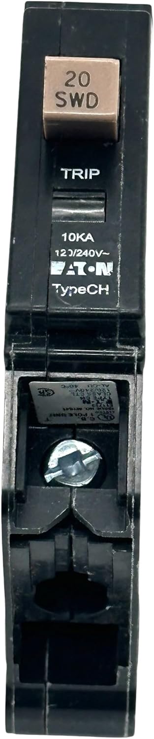 Eaton CH CHF120 20 Amp Single-Pole Circuit Breaker