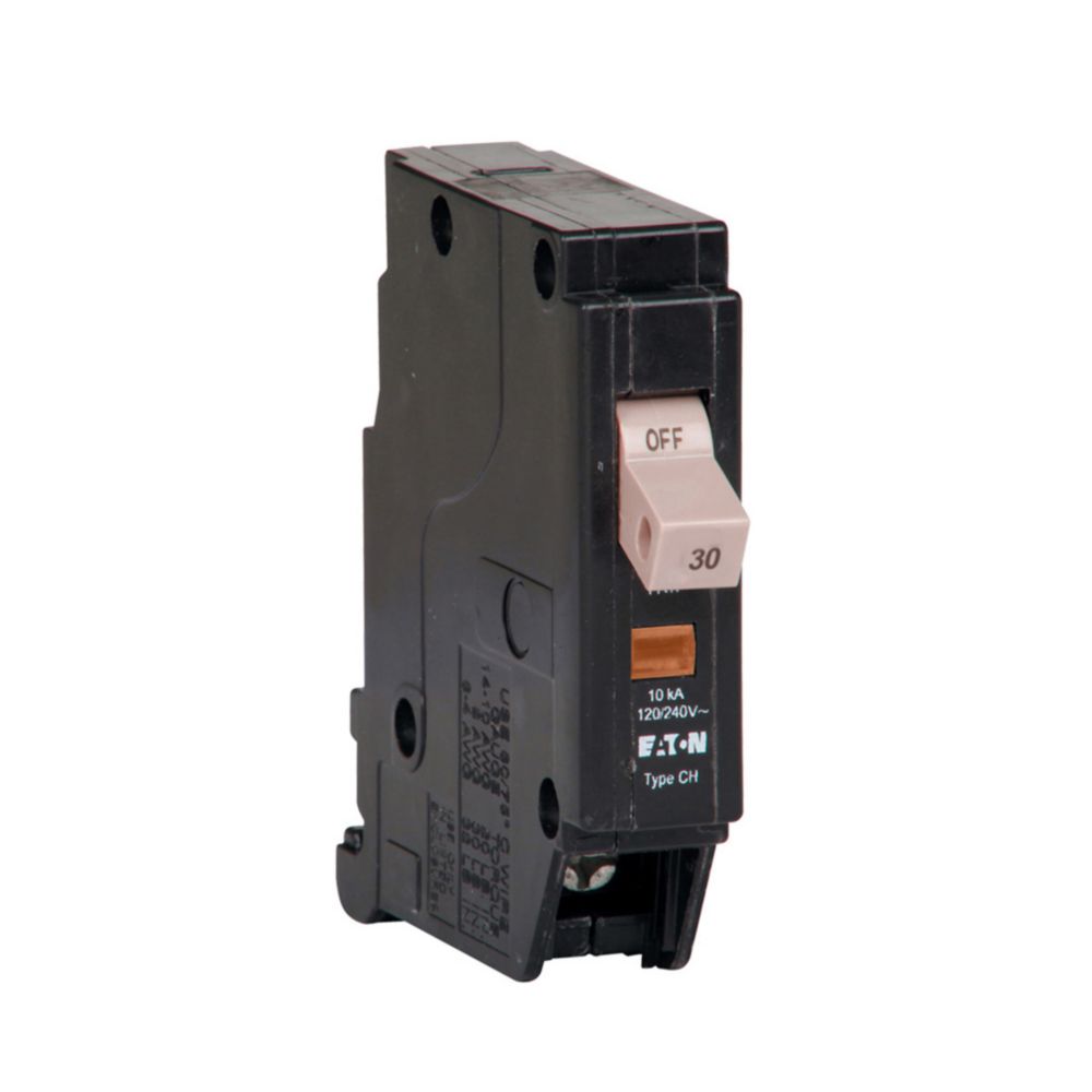 Eaton CH CHF130 30A Single-Pole Circuit Breaker
