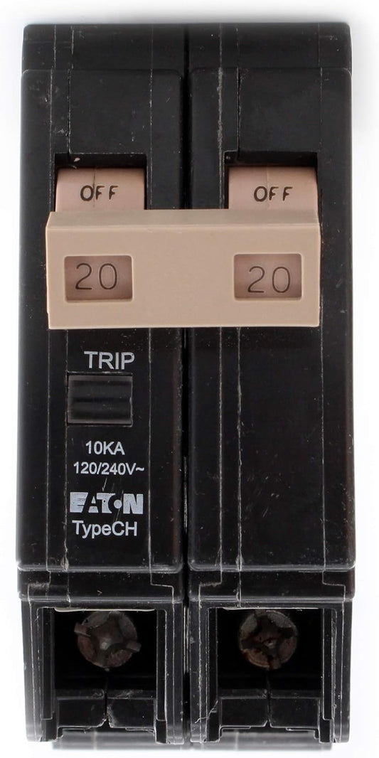 Eaton CH CHF220 20 Amp Double-Pole Circuit Breaker