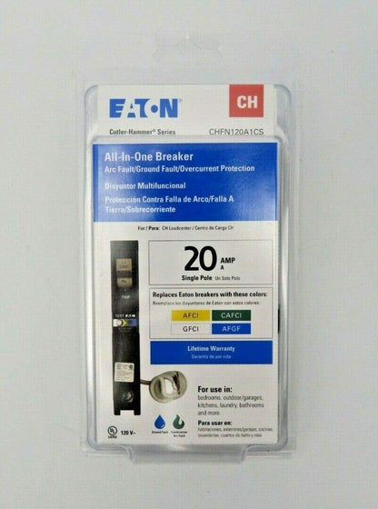 EATON CHFN120A1CS, 20A All-in-One Breaker