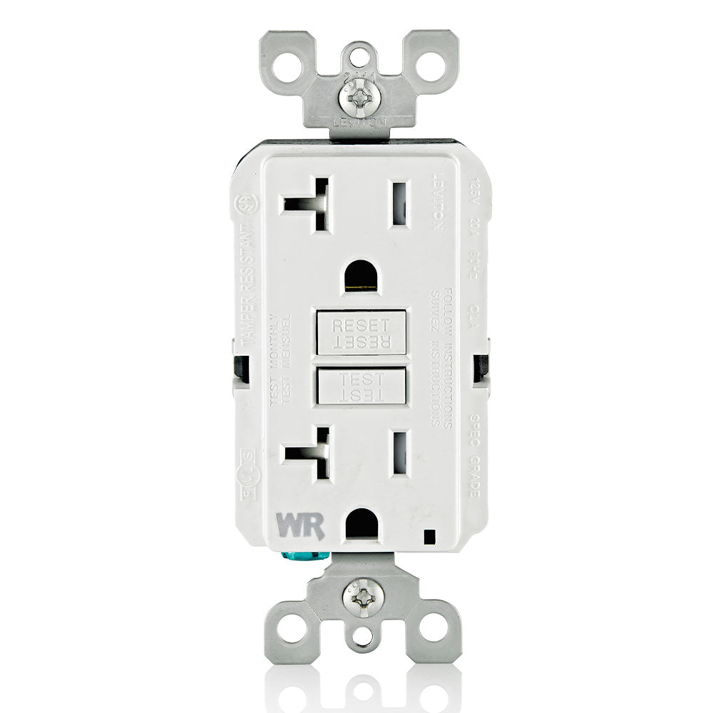 Leviton, GFWT2-W, 20 Amp Slim GFCI Weather-Resistant Outlet