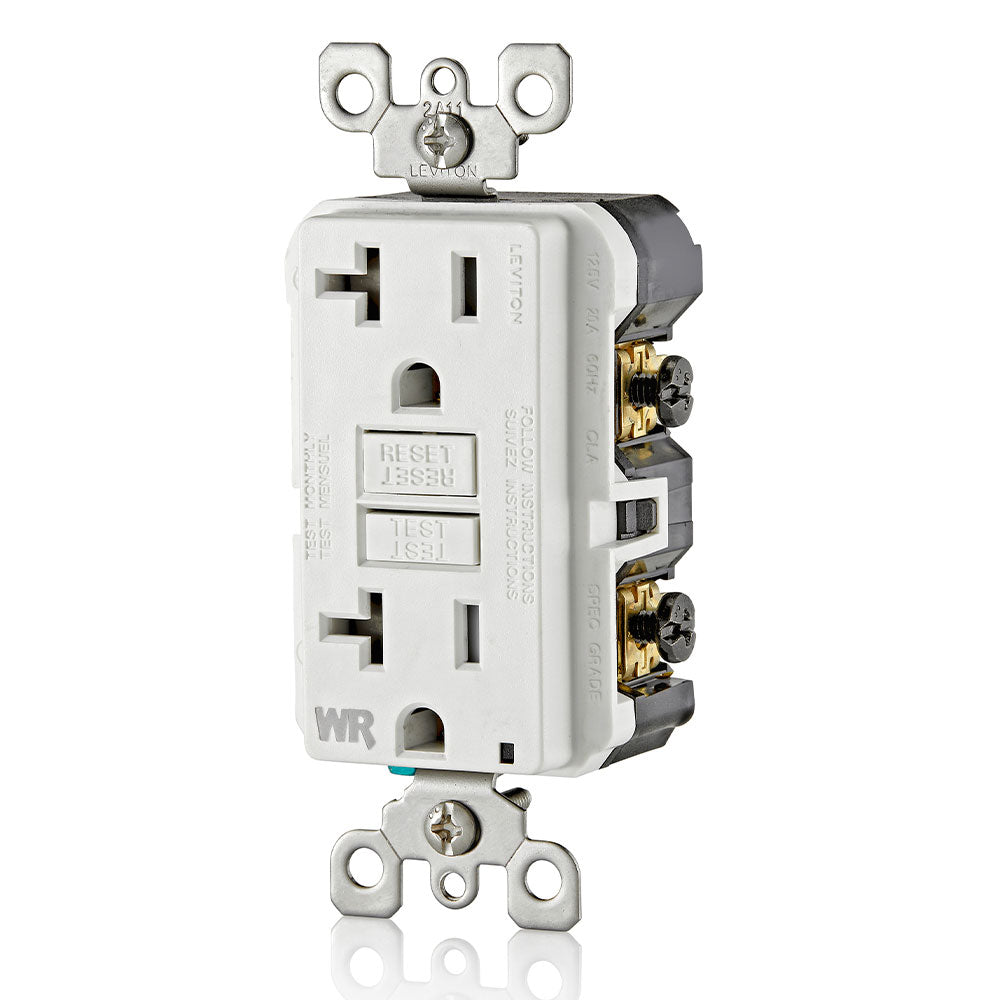 Leviton, GFWT2-W, 20 Amp Slim GFCI Weather-Resistant Outlet